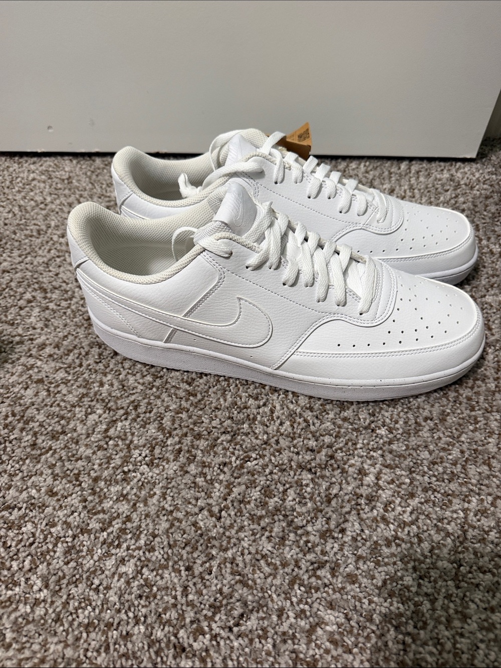 Nike Men's All-White Low-Top Sneakers